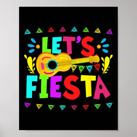 Lasse Fiesta Mexican Cinco De Mayo Party Poster (Vorne)
