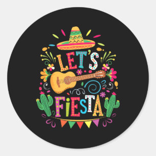 Lasse Fiesta Mexican Family Fiesta Squad Cinco De  Runder Aufkleber