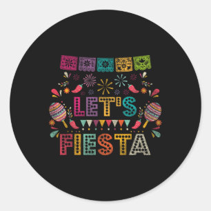 Lasse Fiesta Mexico Runder Aufkleber