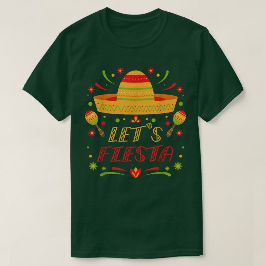 Lasse Fiesta Party Fruit Avocado Cinco Meican Part T-Shirt (Design vorne)