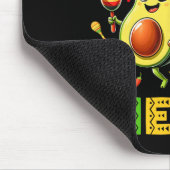 Lasse Fiesta Taco Avocado Funny Cinco De Mayo Mexi Mousepad (Ecke)