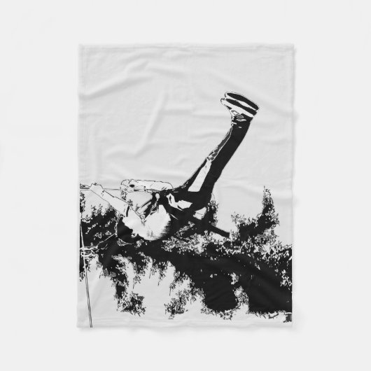 Lasse Fly! - Ziplinglauf Fleecedecke (Vorderseite)