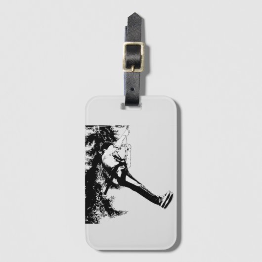 Lasse Fly! - Ziplinglauf Gepäckanhänger (Vorderseite Vertikal)