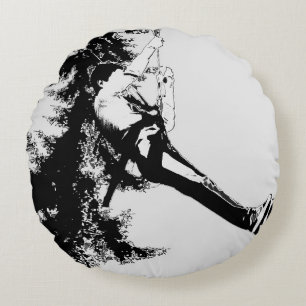 Lasse Fly! - Ziplinglauf Rundes Kissen