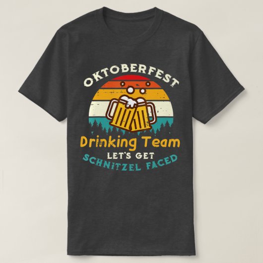 Lasse Get Schnitzel gegenüber dem deutschen Funny  T-Shirt (Design vorne)