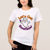 Lasse Get Sheetface Funny Halloween Womens Tshirts (Vorderseite)