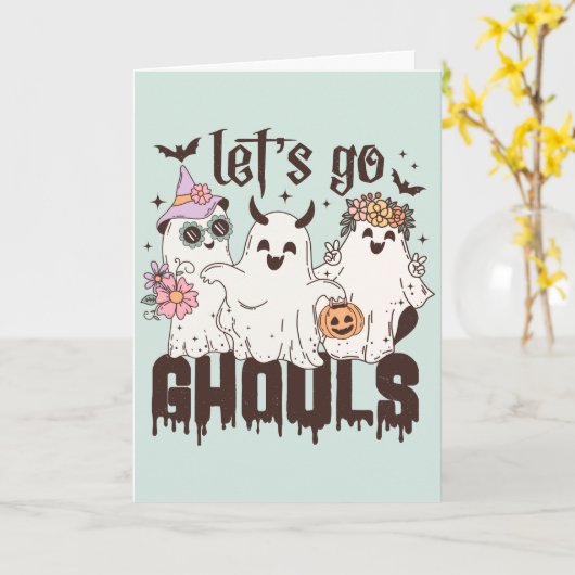 "Lasse Ghouls" Karte (Gelbe Blume)