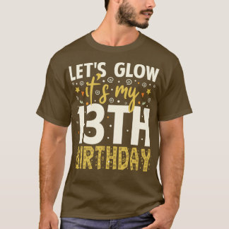 Lasse Glow Party 13. Geburtstagsgeschenk T-Shirt