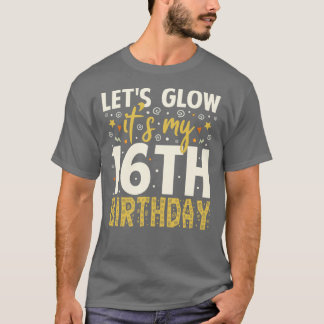 Lasse Glow Party 16. Geburtstag Geschenke Idee T-Shirt