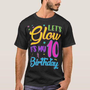 Lasse Glow Party sein 10. Geburtstag 10 Jahre alt T-Shirt