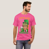Lasse Go Brandon 2022 St Patrick's Day Trump Beer T-Shirt (Vorne ganz)
