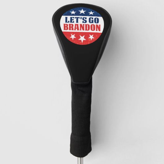 Lasse Go Brandon fjb lustige Anti-Joe Biden Golf Headcover (Vorderseite)