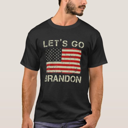 Lasse Go Brandon Let's Go Brandon Funny T-Shirt (Vorderseite)