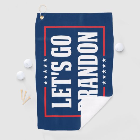 Lasse Go Brandon lustige Biden Pro trump 2024 Golfhandtuch (Insitu)
