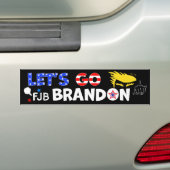 LASSE GO BRANDON mit TRUMP Autoaufkleber (Auf Auto)