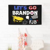 LASSE GO BRANDON mit TRUMP Banner (Insitu)