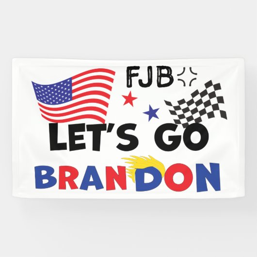 LASSE GO BRANDON mit TRUMP Hair Banner (Horizontal)