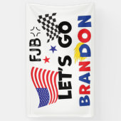 LASSE GO BRANDON mit TRUMP Hair Banner (Vertikal)