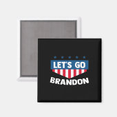 Lasse Go Brandon T-Shirt Funny Trendy Sarcastic La Magnet (Vorderseite/Rückseite)