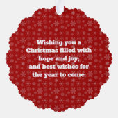 Lasse Go Brandon Trump 2024 Ornament (Rückseite)