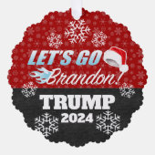 Lasse Go Brandon Trump 2024 Ornament (Vorderseite)