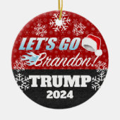 Lasse Go Brandon Trump 2024 Ornament (Vorne)