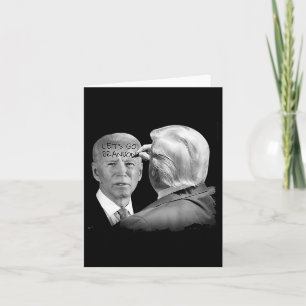Lasse Go Brandon Trump schreibt über Bidens Forehe Karte