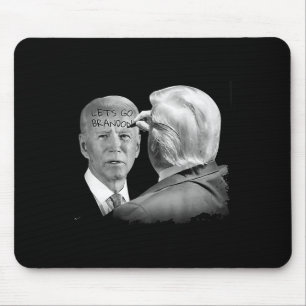 Lasse Go Brandon Trump schreibt über Bidens Forehe Mousepad