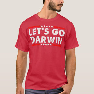 Lasse Go Darwin Funny Sarcastic Vintag uns Flag Gr T-Shirt