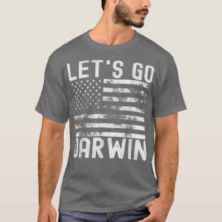 Lasse Go Darwin T-Shirt Vintag USA Flag Lasse Go D