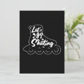 Lasse Go Skaten Inline Skater Rollerblading Gesche Einladung (Stehend Vorderseite)