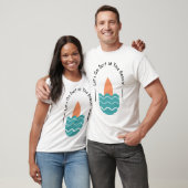 Lasse Go Surf am Strand T-Shirt (Unisex)