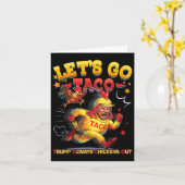 Lasse Go Taco Karte (Gelbe Blume)