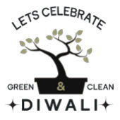 Lasse grün & sauber Diwali feiern T-Shirt