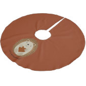 Lasse Hedgehug Hegehog Polyester Weihnachtsbaumdecke (Schrägansicht)
