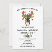 Lasse Jingle & Mingle Friendsmas Weihnachtsfeierta Einladung (Vorderseite)