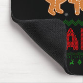 Lasse Keks backen Team Gingerbread Chri Mousepad (Ecke)