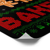 Lasse Keks backen Team Gingerbread Chri Poster (Ecke)