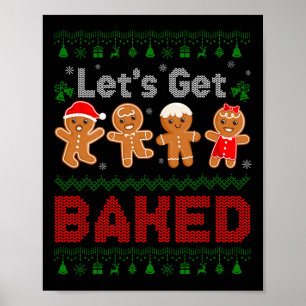 Lasse Keks backen Team Gingerbread Chri Poster