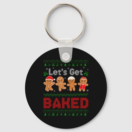 Lasse Keks backen Team Gingerbread Chri Schlüsselanhänger (Vorderseite)