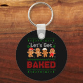 Lasse Keks backen Team Gingerbread Chri Schlüsselanhänger (Vorderseite)