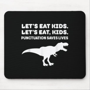 Lasse Kids Dinosaur T-rex Dino Interpunktion Teac Mousepad