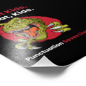 Lasse Kids Punctuation zu essen Rette Leben Fotodruck (Ecke)