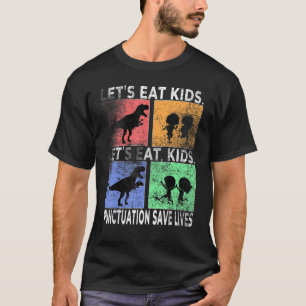 Lasse Kids Teacher Funny Punctuation Rette Live T-Shirt