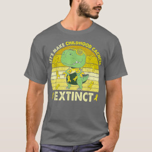 Lasse Krebs im Kindesalter aussterben lassen Dinos T-Shirt