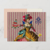 Lasse Kuchen ~ Postkarte / Einladungen 4.25 x 5.6 (Vorne/Hinten)