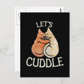 lasse Kuschelkatzen Postkarte (Vorne/Hinten)