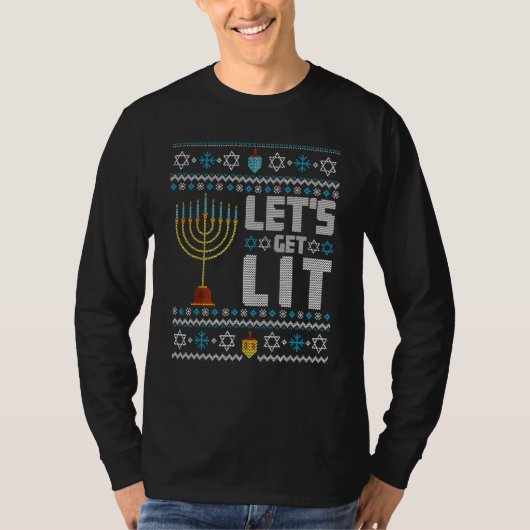 Lasse Lit Hanukkah T-Shirt (Vorderseite)