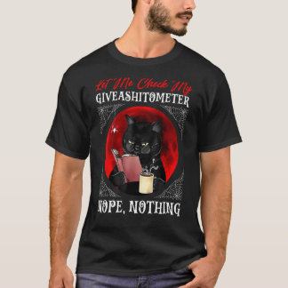 Lasse mir Karo mein Giveashitometer Nope Nothing F T-Shirt