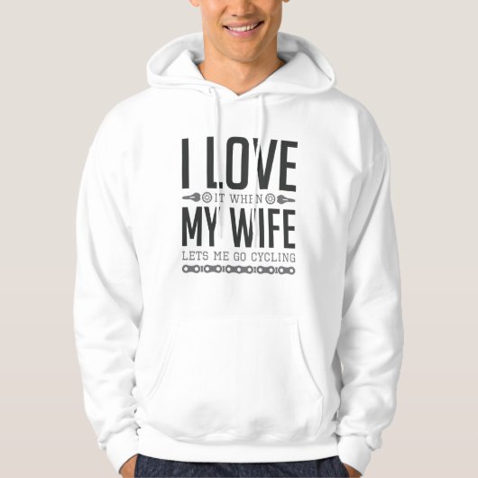 Lasse mir zu fahren hoodie (Vorderseite)